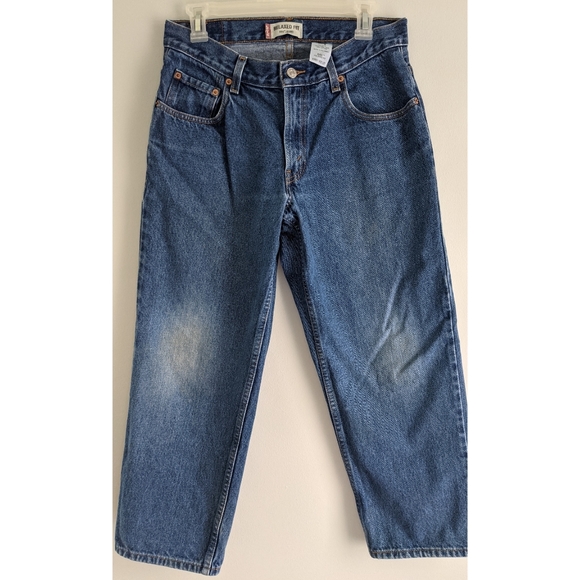 Vintage Levi's 550 Relaxed Fit, Tapered Leg Jeans Sz 32X27 High Rise Denim - Picture 2 of 6